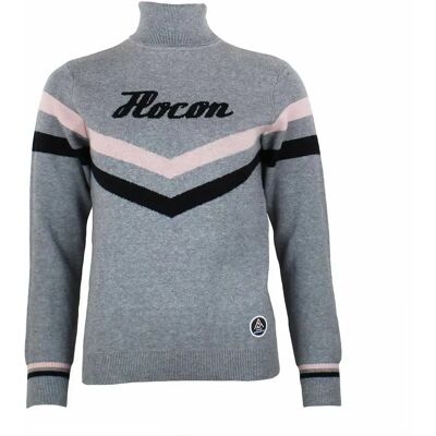 Rollkragenpullover Damen Peak Mountain Acioto Gris XL Femme Rollkragenpullover Damen Peak Mountain Acioto Gris XL Femme