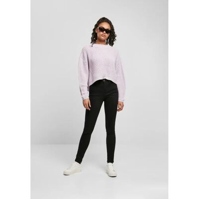 Damen-Sweatshirt Urban Classics wide oversizeer Violet M Femme Damen-Sweatshirt Urban Classics wide oversizeer Violet M Femme