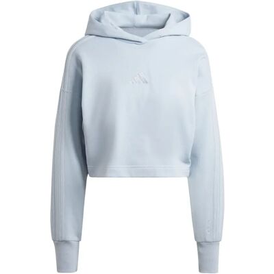 adidas Modell French Terry 3-Streifen Hoodie - Blau - Hoodie adidas Modell French Terry 3-Streifen Hoodie - Blau - Hoodie