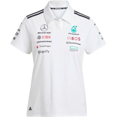 Adidas Damen Polo Mercedes AMG Petronas Formula One Team DNA Blanc S Femme Adidas Damen Polo Mercedes AMG Petronas Formula One Team DNA Blanc S Femme