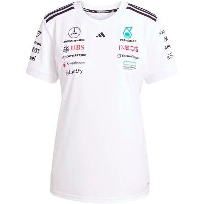 Adidas Damen T-Shirt Mercedes AMG Petronas Formula One Team Driver Blanc L Femme Adidas Damen T-Shirt Mercedes AMG Petronas Formula One Team Driver Blanc L Femme