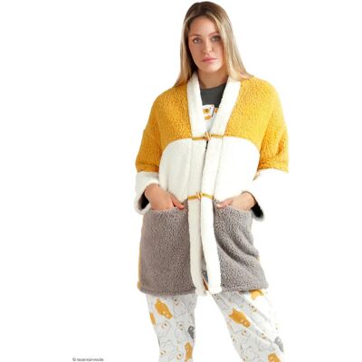 Fleecejacke Damen Admas Warm Hugs Jaune M Femme Fleecejacke Damen Admas Warm Hugs Jaune M Femme