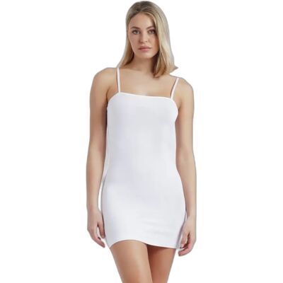 Damen Strickkleid aus Viskose Admas Blanc L Femme Damen Strickkleid aus Viskose Admas Blanc L Femme