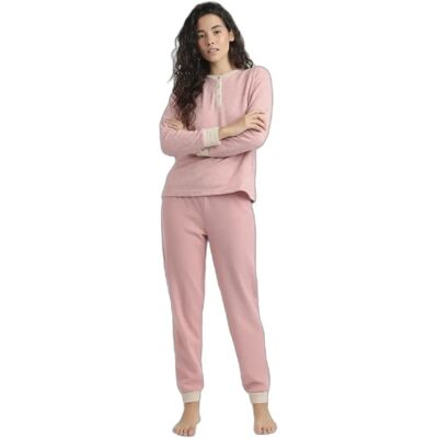 Damen Langarm-Pyjama Admas Love To Love Rose M Femme Damen Langarm-Pyjama Admas Love To Love Rose M Femme