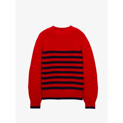 Pullover Damen Aigle Raye Rouge L Femme Pullover Damen Aigle Raye Rouge L Femme