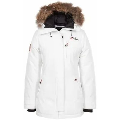 Parka mit echtem Pelz Frau Peak Mountain Akagan Blanc M Femme Parka mit echtem Pelz Frau Peak Mountain Akagan Blanc M Femme