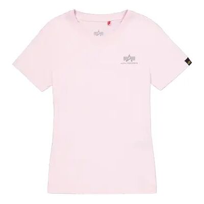 T-Shirt Alpha Industries Basic Small Logo Rose M Femme T-Shirt Alpha Industries Basic Small Logo Rose M Femme