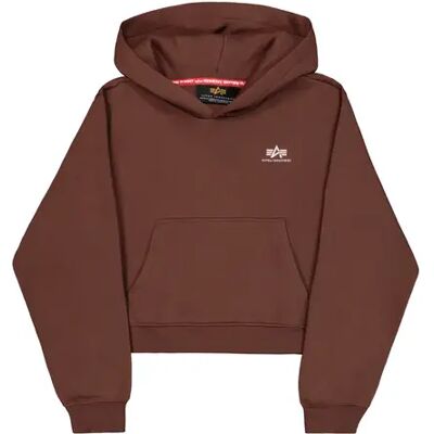 Hoodie Damen Alpha Industries Basic Small Logo Marron M Femme Hoodie Damen Alpha Industries Basic Small Logo Marron M Femme