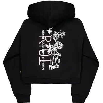 Hoodie Damen Alpha Industries Riot Noir L Femme Hoodie Damen Alpha Industries Riot Noir L Femme