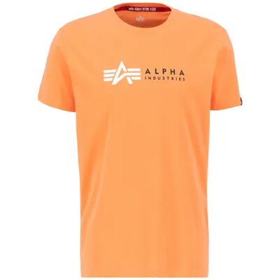 T-Shirt Alpha Industries Label Orange S Mixte T-Shirt Alpha Industries Label Orange S Mixte