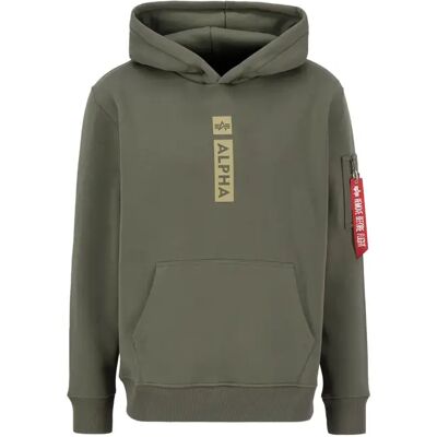 Hoodie Alpha Industries PP Vert 2XL Mixte Hoodie Alpha Industries PP Vert 2XL Mixte