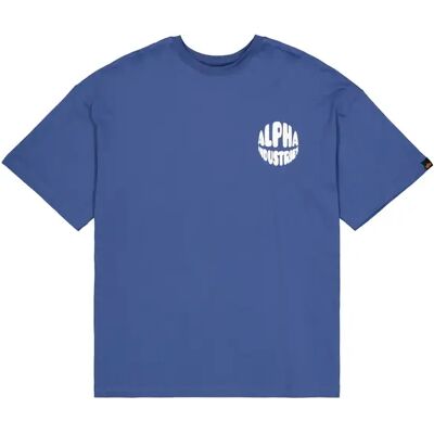 T-Shirt Alpha Industries Back Print Violet M Femme T-Shirt Alpha Industries Back Print Violet M Femme