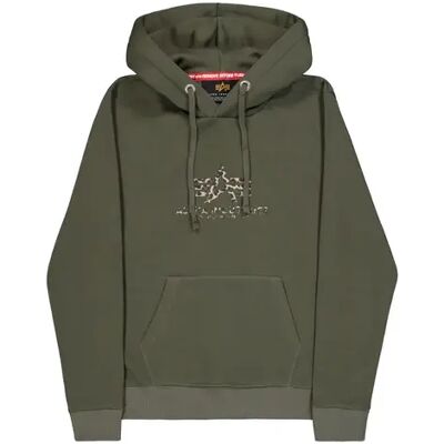 Hoodie Damen Alpha Industries Basic Leo Big Logo Vert M Femme Hoodie Damen Alpha Industries Basic Leo Big Logo Vert M Femme