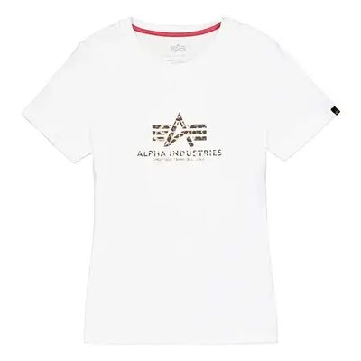 T-Shirt Alpha Industries Mirror Big Blanc L Femme T-Shirt Alpha Industries Mirror Big Blanc L Femme