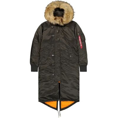 Skijacke Damen Alpha Industries Fishtail Marron S Femme Skijacke Damen Alpha Industries Fishtail Marron S Femme