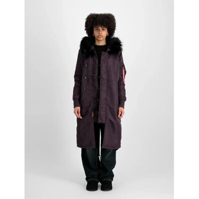 Lange Damenjacke Alpha Industries Fishtail Violet XS Femme Lange Damenjacke Alpha Industries Fishtail Violet XS Femme