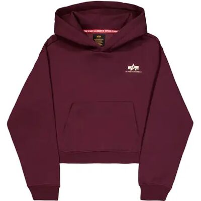 Hoodie Damen Alpha Industries Basic Rouge M Femme Hoodie Damen Alpha Industries Basic Rouge M Femme