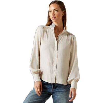 Damenbluse Ariat Kildwick Gris L Femme Damenbluse Ariat Kildwick Gris L Femme