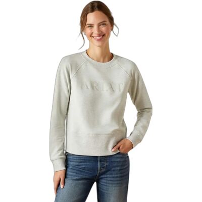 Sweatshirt Damen Ariat Martine Gris S Femme Sweatshirt Damen Ariat Martine Gris S Femme