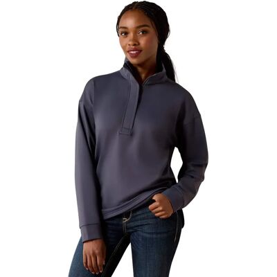 Sweatshirt 1/2 Zip Women Ariat Breeze Bleu 2XL Femme Sweatshirt 1/2 Zip Women Ariat Breeze Bleu 2XL Femme