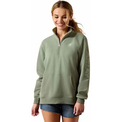 Sweatshirt 1/2 Zip Women Ariat Foundation Vert M Femme Sweatshirt 1/2 Zip Women Ariat Foundation Vert M Femme