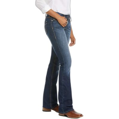 Jeans Ariat R.E.A.L Perfect Rise Stretch Rosa Bleu 30xS Femme Jeans Ariat R.E.A.L Perfect Rise Stretch Rosa Bleu 30xS Femme