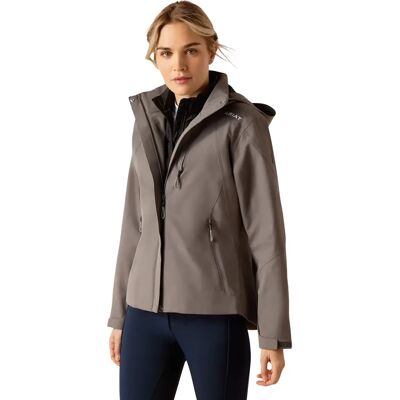Damen Reitjacke mit Kapuze wasserdicht Ariat Coastal Gris S Femme Damen Reitjacke mit Kapuze wasserdicht Ariat Coastal Gris S Femme