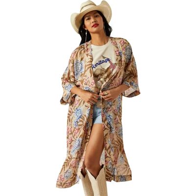 Damenmantel Ariat Flora Duster Marron XS/S Femme Damenmantel Ariat Flora Duster Marron XS/S Femme