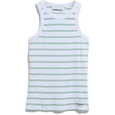Gestreiftes Tanktop, Damen Armedangels Kanitaa Blanc S Femme Gestreiftes Tanktop, Damen Armedangels Kanitaa Blanc S Femme