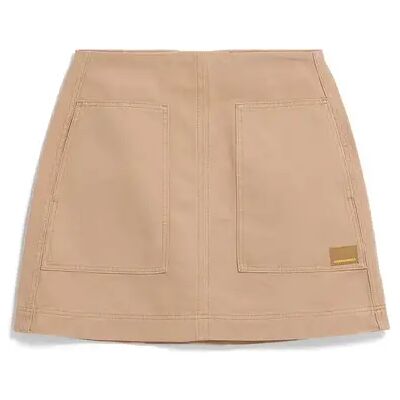 Minirock Damen Armedangels Workwear Canvas Beige XL Femme Minirock Damen Armedangels Workwear Canvas Beige XL Femme