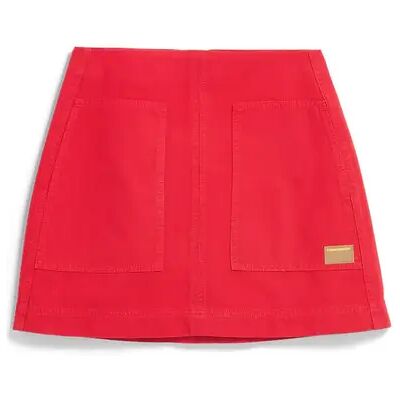 Minirock Damen Armedangels Workwear Canvas Rouge L Femme Minirock Damen Armedangels Workwear Canvas Rouge L Femme