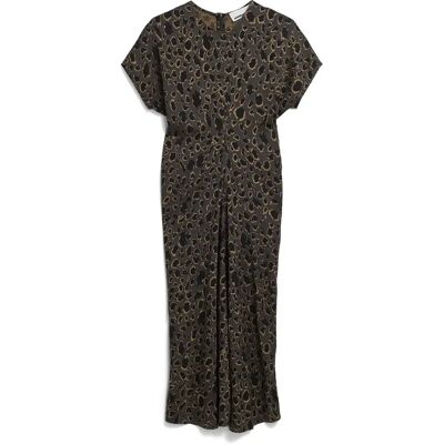 Kleid Damen Armedangels Midi Leo Bat Wing Noir XL Femme Kleid Damen Armedangels Midi Leo Bat Wing Noir XL Femme