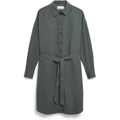 Hemdkleid Damen Armedangels Barrel Gris L Femme Hemdkleid Damen Armedangels Barrel Gris L Femme