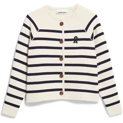 Damenjacke Armedangels Cardigan Rayé Beige XL Femme Damenjacke Armedangels Cardigan Rayé Beige XL Femme
