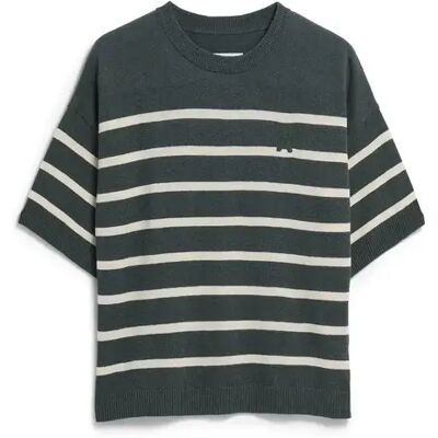 Pullover mit kurzen Ärmeln, Damen Armedangels Gris XS Femme Pullover mit kurzen Ärmeln, Damen Armedangels Gris XS Femme