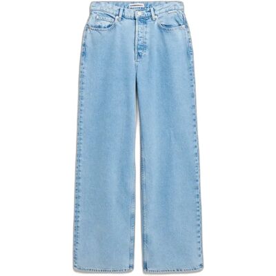 Weite Jeans mit hoher Taille Damen ARMEDANGELS Enijaa Bleu 31x34 Femme Weite Jeans mit hoher Taille Damen ARMEDANGELS Enijaa Bleu 31x34 Femme