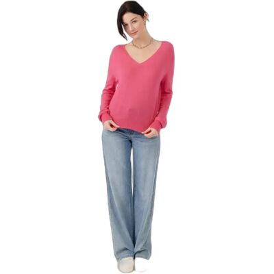 Damen-Pullover mit V-Ausschnitt Artlove Eden Rose XS Femme Damen-Pullover mit V-Ausschnitt Artlove Eden Rose XS Femme