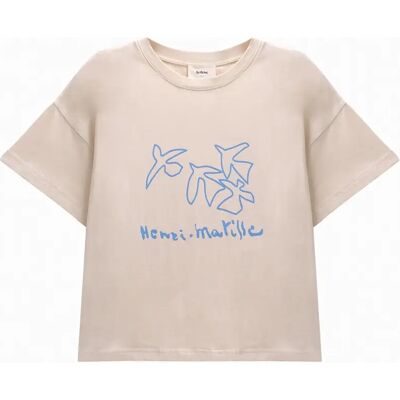 Damen T-Shirt Artlove Clarissea Beige XS Femme Damen T-Shirt Artlove Clarissea Beige XS Femme