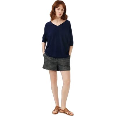 Damen-Pullover mit V-Ausschnitt Artlove Hesalia Bleu XL Femme Damen-Pullover mit V-Ausschnitt Artlove Hesalia Bleu XL Femme