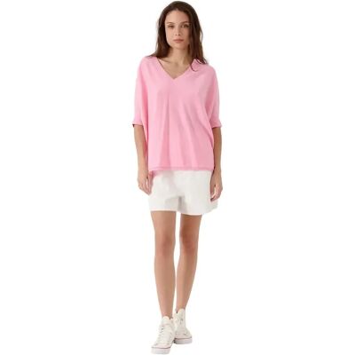 Damen-Pullover mit V-Ausschnitt Artlove Hesalia Rose XL Femme Damen-Pullover mit V-Ausschnitt Artlove Hesalia Rose XL Femme