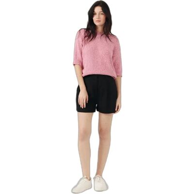 Pullover mit kurzen Ärmeln, Damen Artlove Sylviane Rose XS Femme Pullover mit kurzen Ärmeln, Damen Artlove Sylviane Rose XS Femme