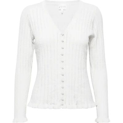 Damen V-Ausschnitt Cardigan Atelier Rêve Fantino Blanc XS Femme Damen V-Ausschnitt Cardigan Atelier Rêve Fantino Blanc XS Femme