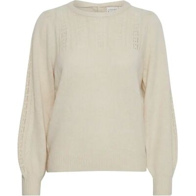 Pullover Damen Atelier Rêve Chiba Beige 2XL Femme Pullover Damen Atelier Rêve Chiba Beige 2XL Femme