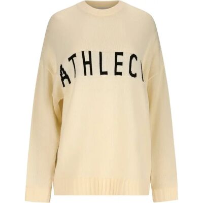 Pullover mit Rundhalsausschnitt Damen Athlecia Lyda Blanc 38 Femme Pullover mit Rundhalsausschnitt Damen Athlecia Lyda Blanc 38 Femme