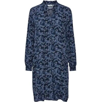 Damen V-Ausschnitt Kleid b.young Josa Bleu 36 Femme Damen V-Ausschnitt Kleid b.young Josa Bleu 36 Femme
