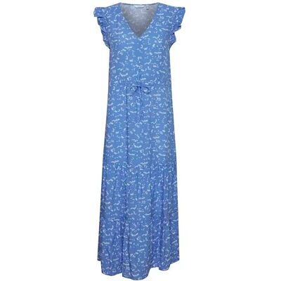 Langes Kleid, Damen b.young Mmjoella Bleu 36 Femme Langes Kleid, Damen b.young Mmjoella Bleu 36 Femme