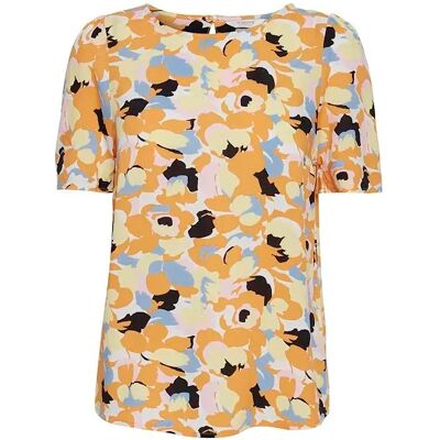 Bluse mit Rundhalsausschnitt Damen b.young Mmjoella 2 Jaune 36 Femme Bluse mit Rundhalsausschnitt Damen b.young Mmjoella 2 Jaune 36 Femme