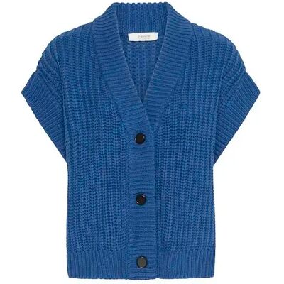 Strickweste ohne Ärmel für Damen b.young Otinka Bleu L Femme Strickweste ohne Ärmel für Damen b.young Otinka Bleu L Femme