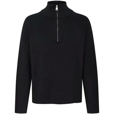 Pullover 1/2 Reißverschluss Damen b.young Mmorla Noir M Femme Pullover 1/2 Reißverschluss Damen b.young Mmorla Noir M Femme