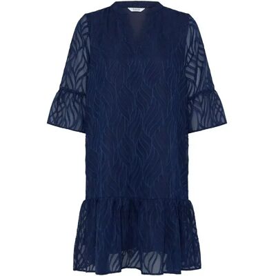 Damen V-Ausschnitt Kleid b.young BYFrikke Bleu 38 Femme Damen V-Ausschnitt Kleid b.young BYFrikke Bleu 38 Femme